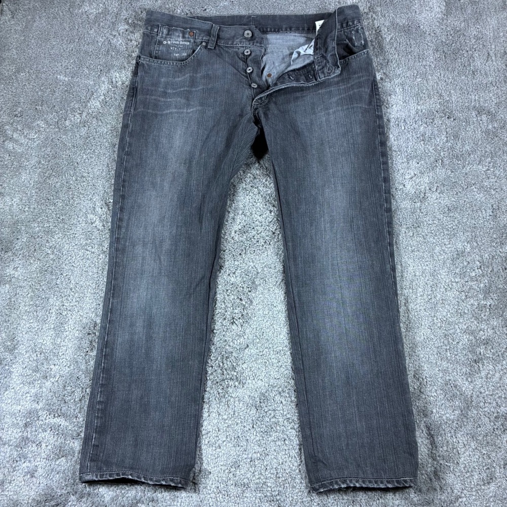 G-Star Raw Ruger VTG Y2K Distressed Straight Leg Men's Denim Jeans Size 38x34